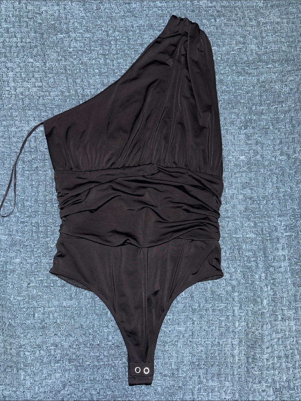 Express One-Shoulder Black Bodysuit